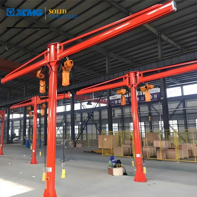 XCMG Factory 0.125 – 5 tons Portable Mobile Double Arm Slewing Jib Crane Price